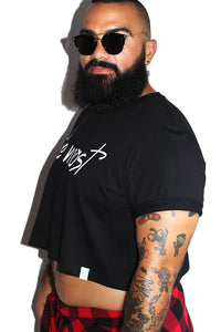 PLUS: The Most Crop Tee-Black