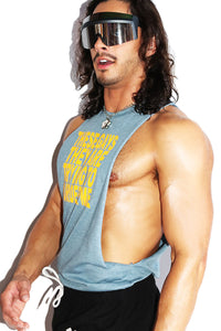 These Gays Low Arm Tank-Heather Slate