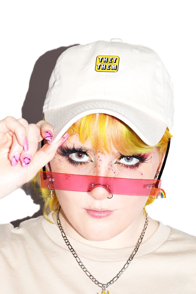 They / Them Dad Hat -Tan