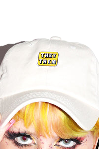 They / Them Dad Hat -Tan