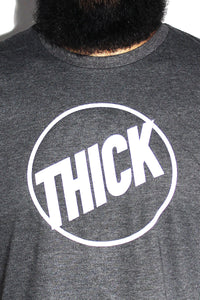 PLUS: Thick Crop Tee-Dark Charcoal
