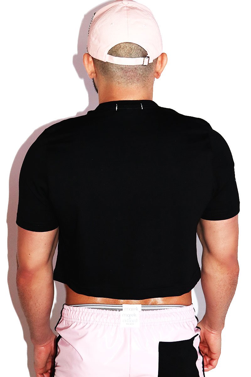 Thrussy Crop Tee- Black