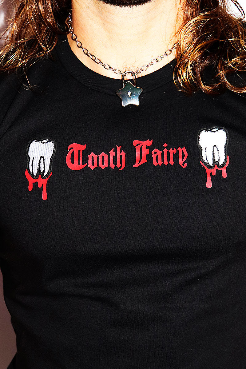 Tooth Fairy Tee-Black