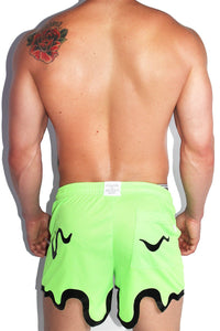 Toxic Goo Athletic Shorts- Green
