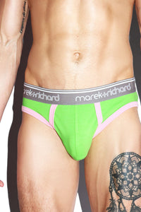 Toxic Bikini Brief- Lime