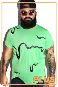 PLUS: Toxic Goo Tee-Neon Green