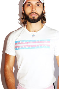 Trans Ally Tee- White