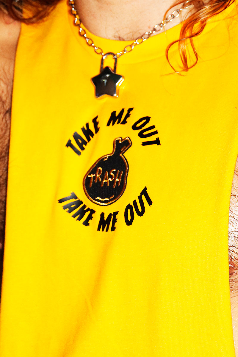 Take Me Out Low Arm Tank- Gold