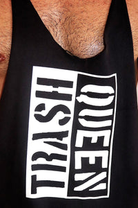 Trash Queen String Tank- Black