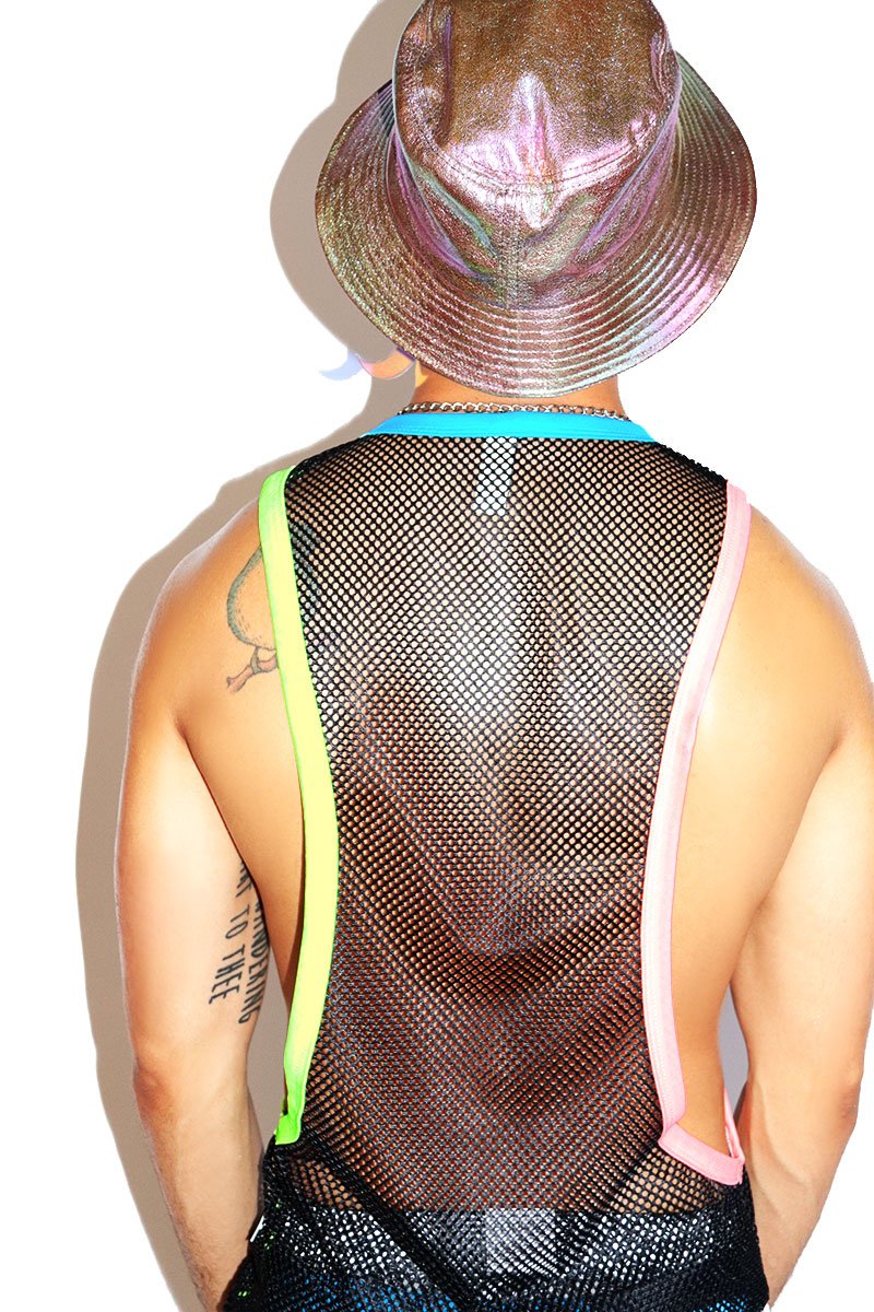 Miami Mesh Low Arm Tank- Black
