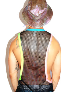 Miami Mesh Low Arm Tank- Black