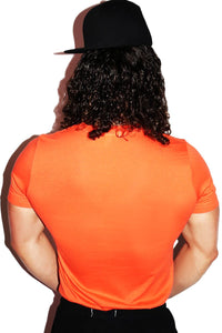 Trick or Trade Tee-Orange