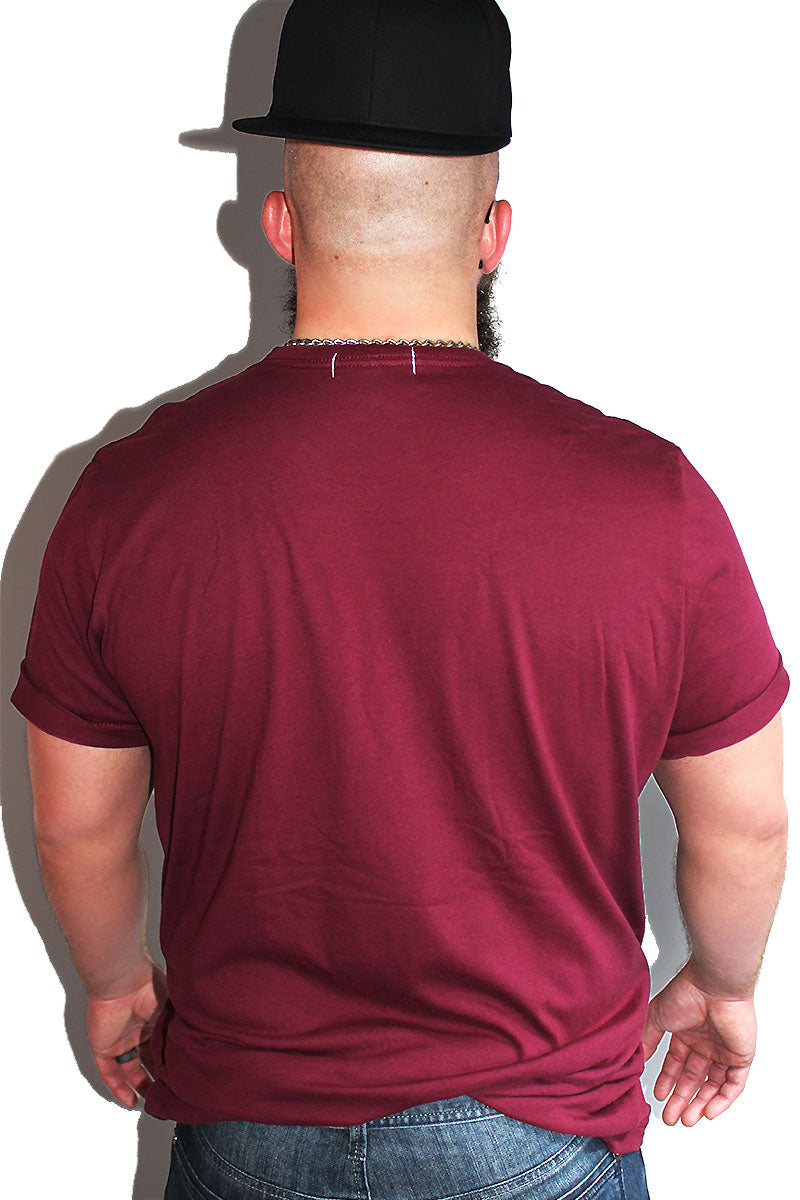 PLUS: Fuck Trump Tee- Burgundy