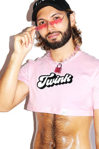 Twink Extreme Crop Tee- Pink