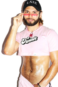 Twink Extreme Crop Tee- Pink