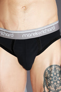 Uncut Bikini Brief- Black