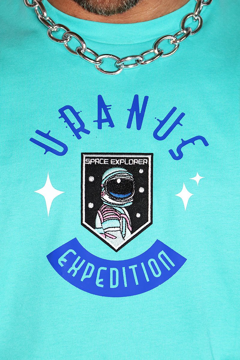 Uranus Expedition Low Arm Shedder Tank- Teal