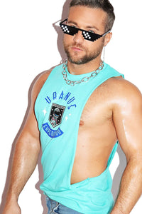 Uranus Expedition Low Arm Shedder Tank- Teal