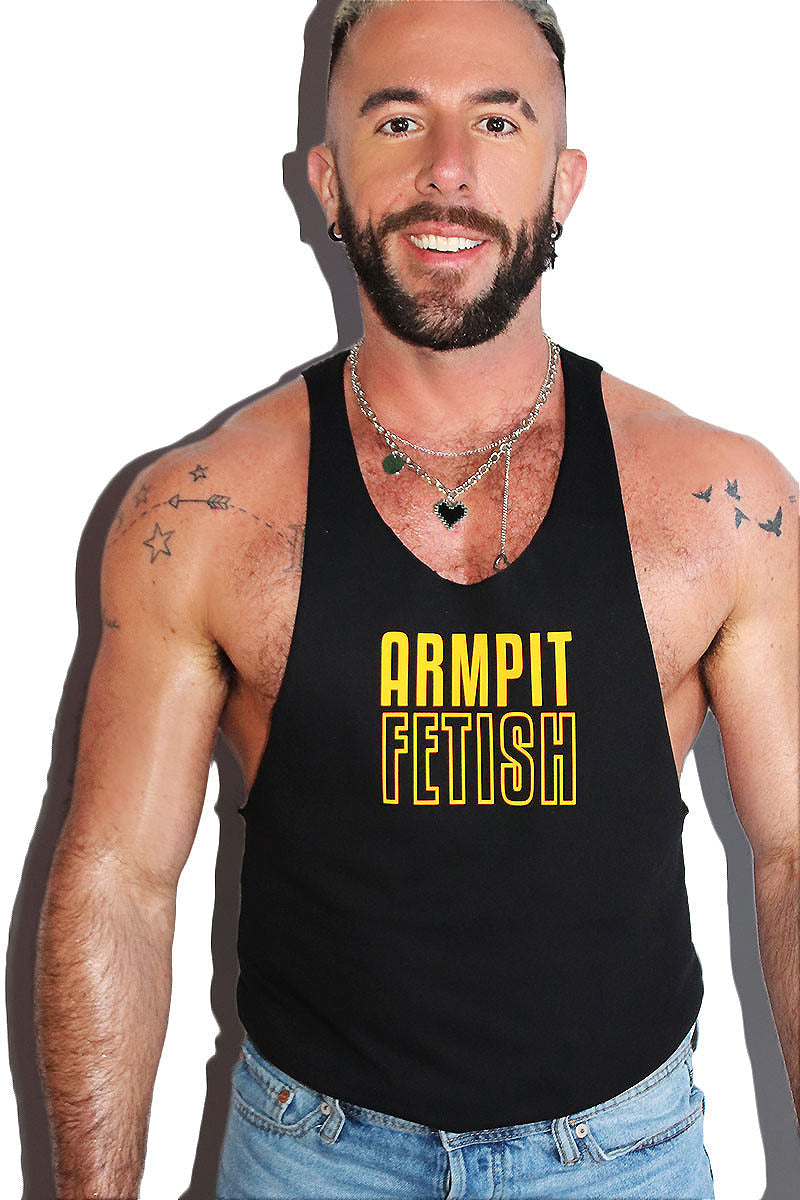 Armpit Fetish String Tank- Black – Marek+Richard