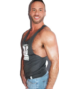 Massive String Tank-Dark Charcoal