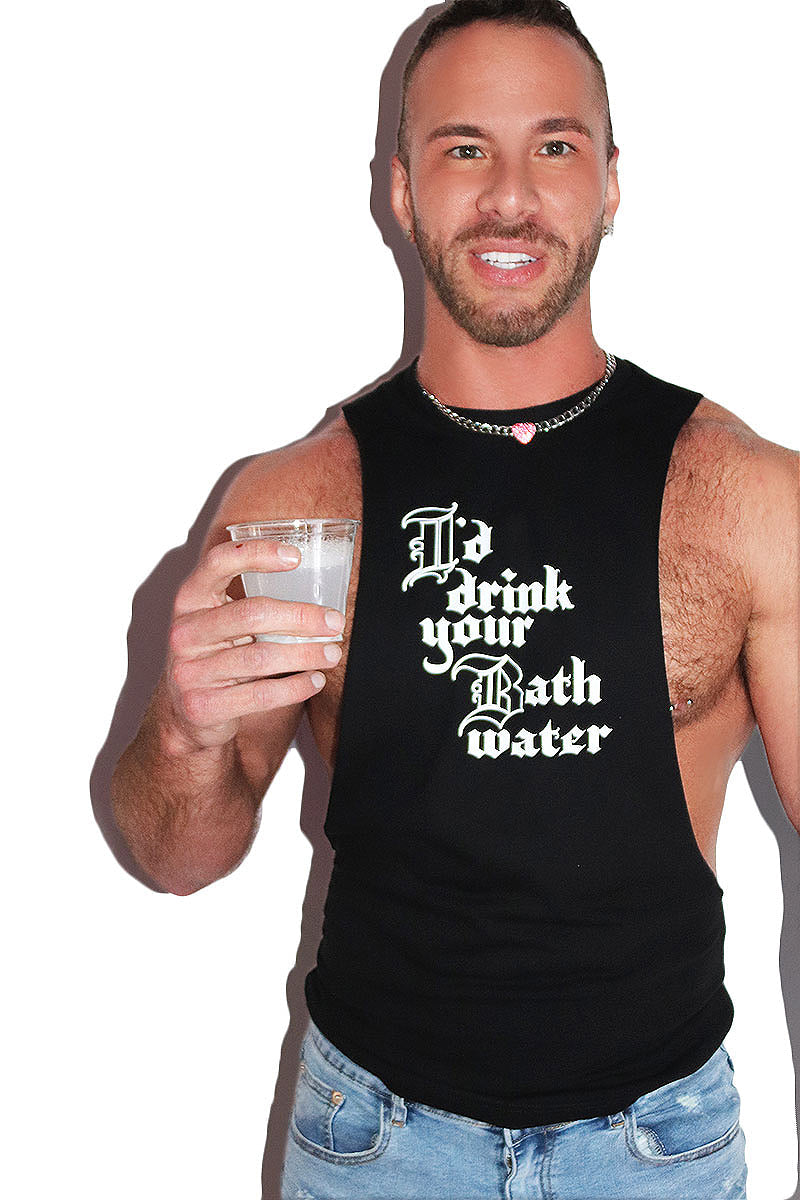 Bath Water Low Arm Shredder Tank-Black