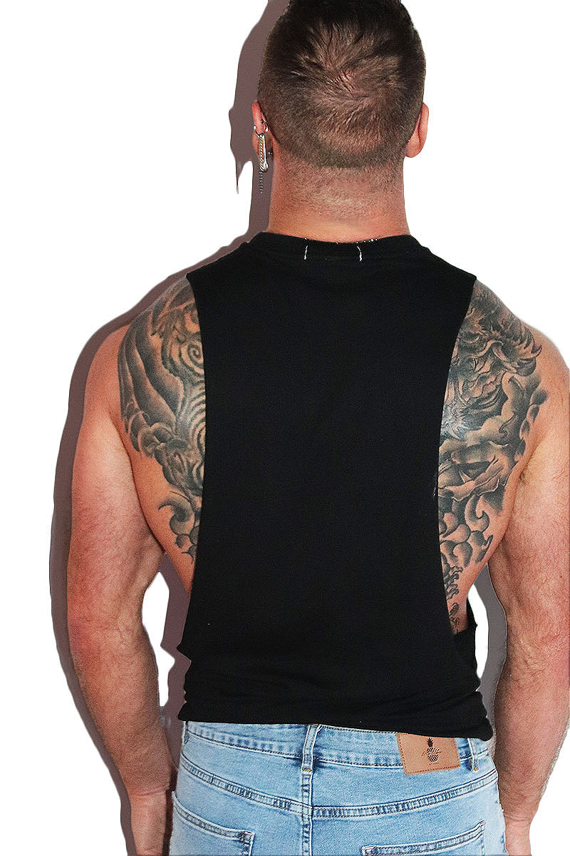 Bath Water Low Arm Shredder Tank-Black