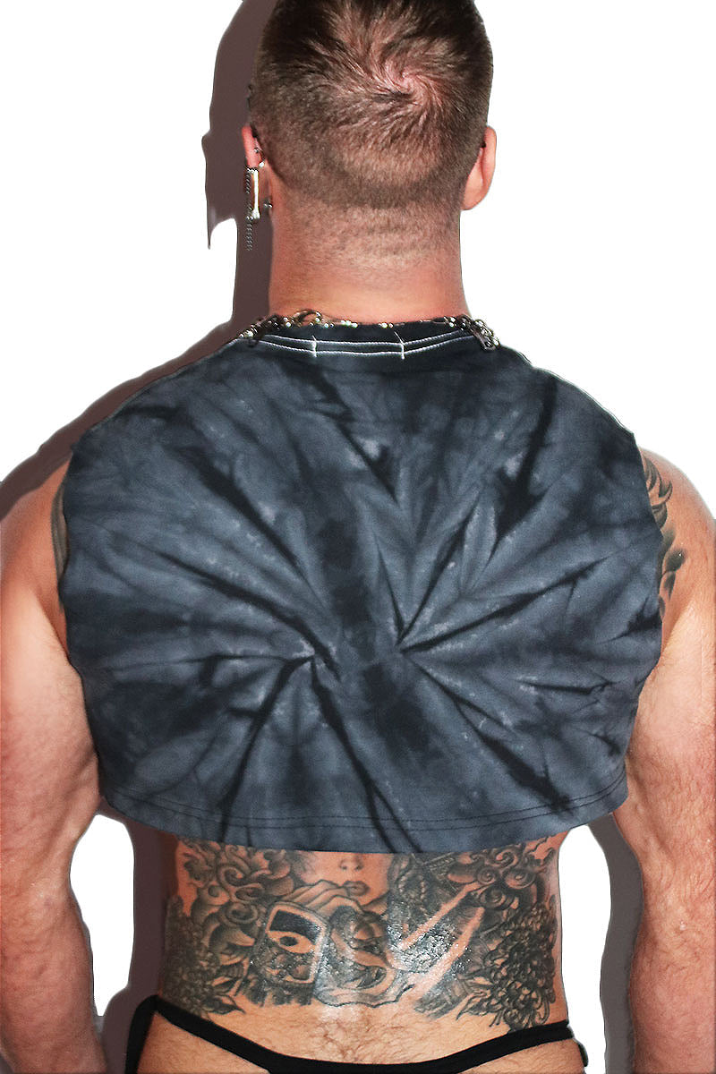 Tough Love Dye Extreme Crop Tank- Black
