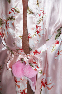 Plastic Lounge Robe-Pink