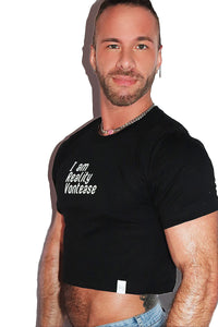 Reality Vontease Crop Tee-Black
