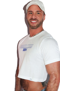 Senate Twink Crop Tee-White