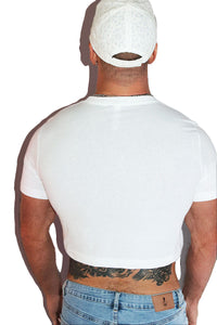 Senate Twink Crop Tee-White