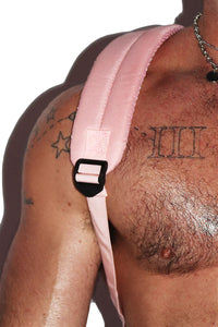 Mesh Backpack Bag-Pink