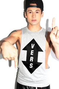 Vers Low Arm Tank- Grey