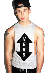Vers Low Arm Tank- Grey