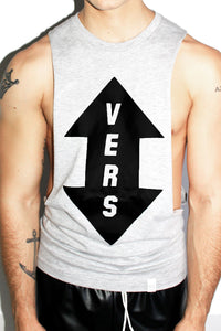 Vers Low Arm Tank- Grey