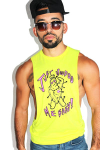 Vodoo Me Low Arm Shredder Tank- Neon Yellow
