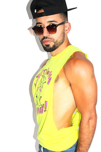 Vodoo Me Low Arm Shredder Tank- Neon Yellow