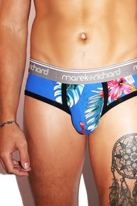 Hibiscus Brief- Blue