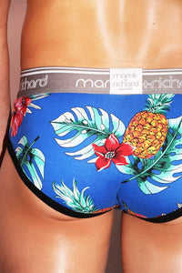 Hibiscus Brief- Blue