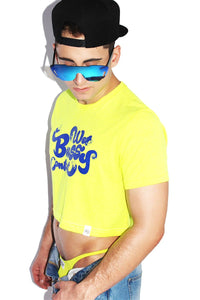 Wet Bussy Crop Tee- Neon Yellow