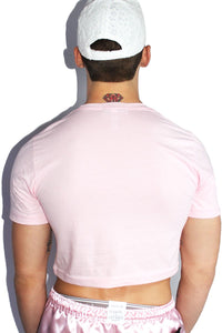 Wet Dream Crop Tee- Pink
