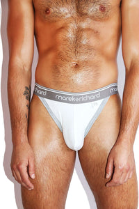 Core High Cut Bikini -White