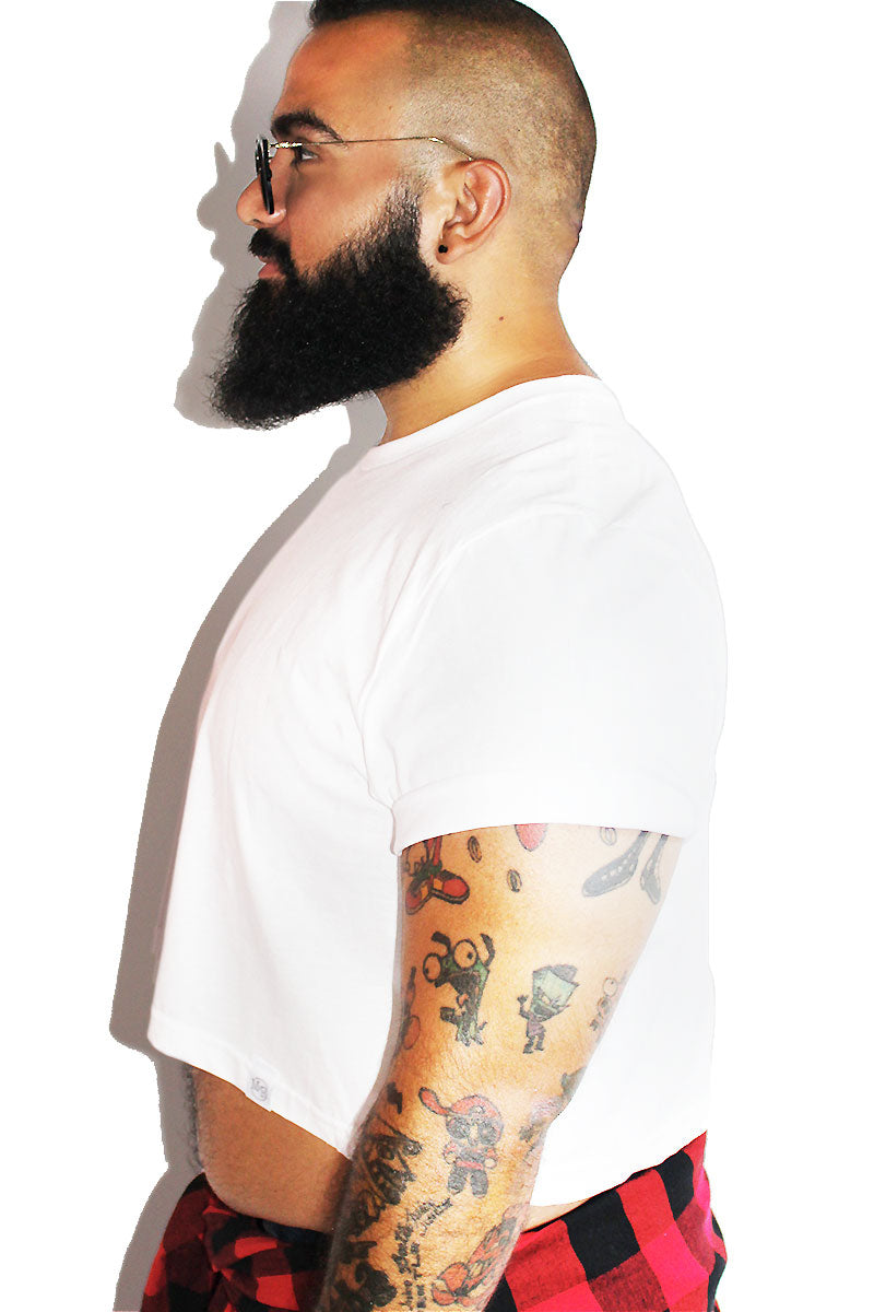 PLUS: Core Crop Tee-White