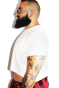 PLUS: Core Crop Tee-White