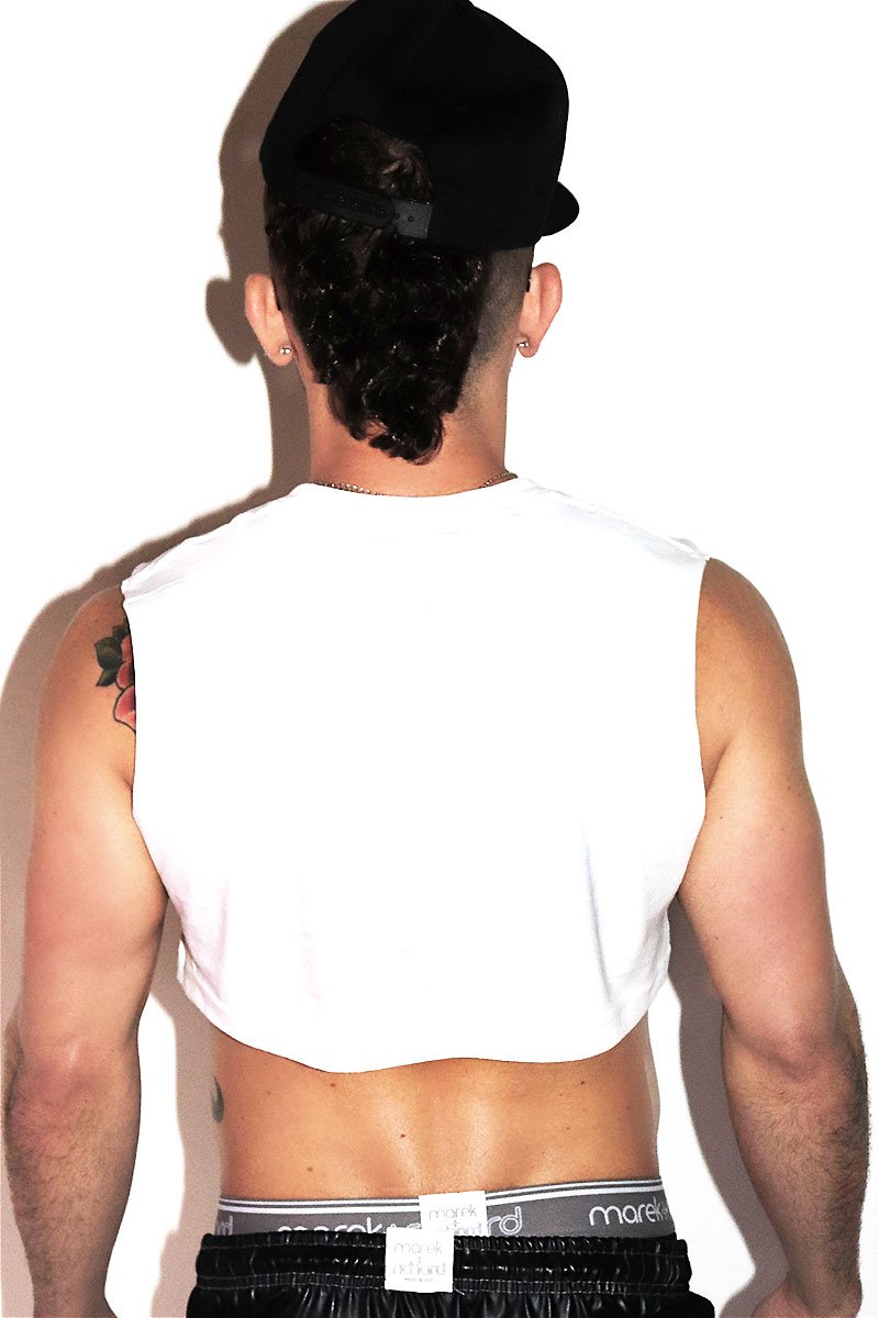 Core Extreme Crop Tank-White