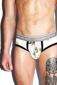 Petal Fetish Brief- White