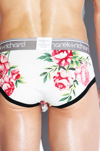Petal Fetish Brief- White