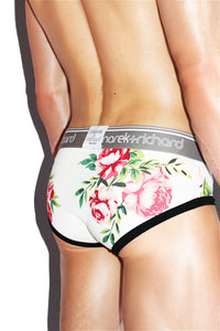 Petal Fetish Brief- White