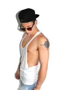 Core String Tank-White