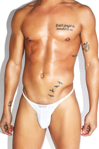 Santa Monica String Thong-White